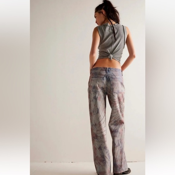 Free People Aurora Mid-Rise Straight Jeans Size 25 NWT - Picture 4 of 17